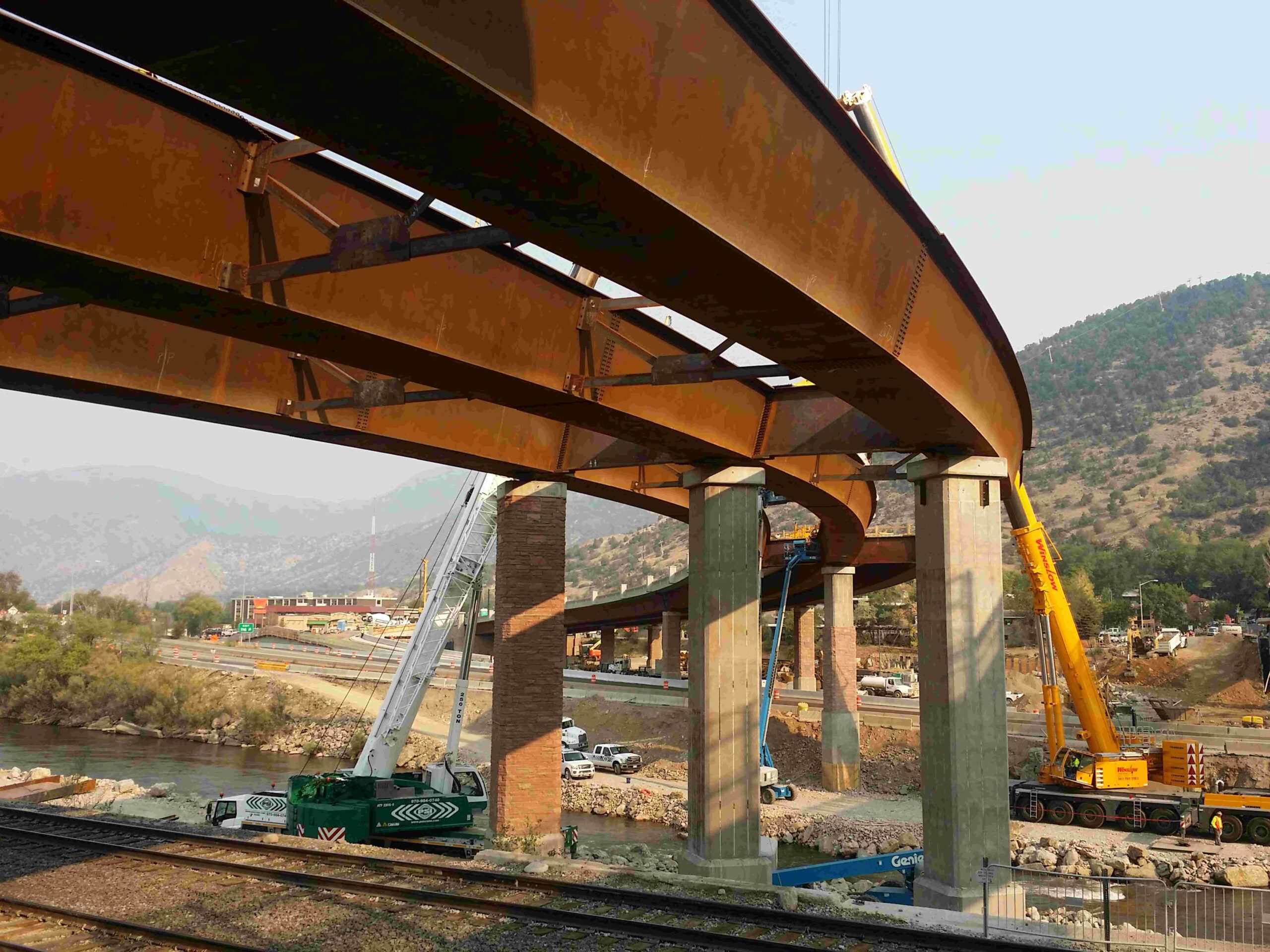 AISC Award Grand Ave Bridge, Glenwood Springs, CO