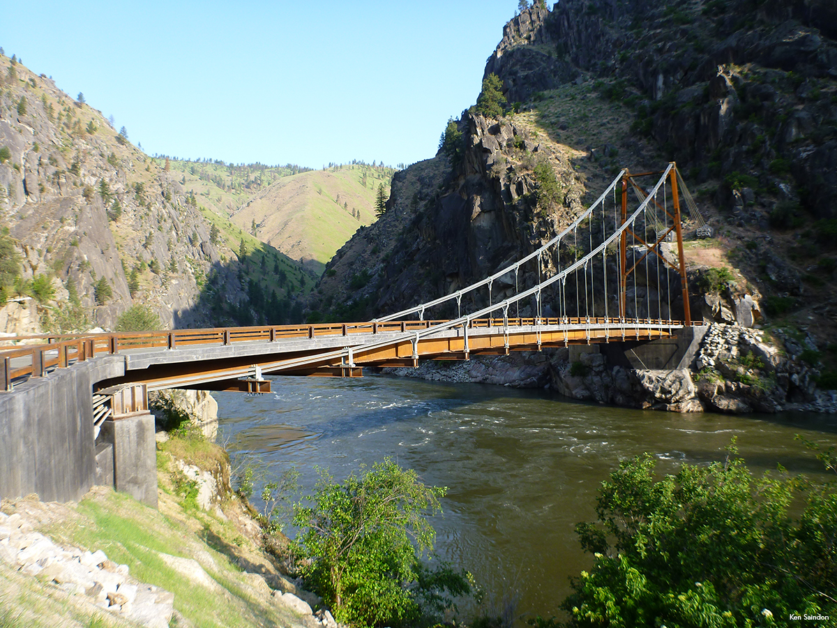 AISC Award Manning Crevice Bridge, Riggins, Idaho